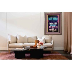 RISE TAKE UP THY BED AND WALK  Custom Wall Scripture Art  GWMARVEL12326  "31X36"