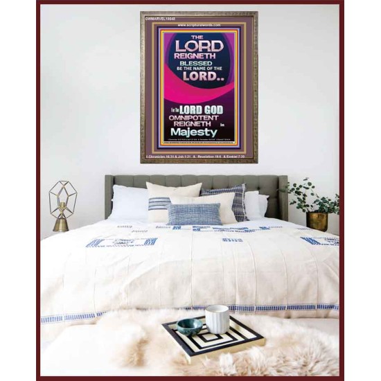 THE LORD GOD OMNIPOTENT REIGNETH IN MAJESTY  Wall Décor Prints  GWMARVEL10048  