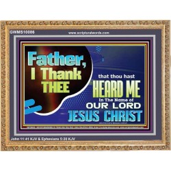 FATHER I THANK YOU  Art & Wall Décor  GWMS10086  "34x28"