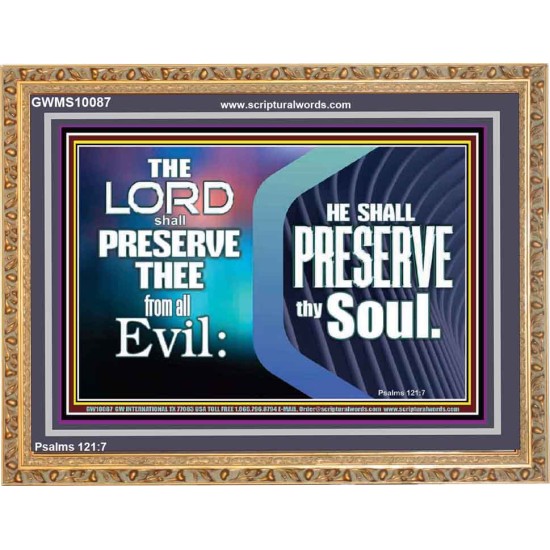 THY SOUL IS PRESERVED FROM ALL EVIL  Wall Décor  GWMS10087  