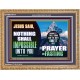 WITH GOD NOTHING SHALL BE IMPOSSIBLE  Modern Wall Art  GWMS10111  