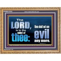 THOU SHALL NOT SEE EVIL ANY MORE  Unique Scriptural ArtWork  GWMS10302  "34x28"