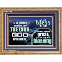I BLESS THEE AND THOU SHALT BE A BLESSING  Custom Wall Scripture Art  GWMS10306  "34x28"