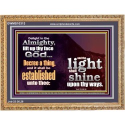 LIFT UP THY FACE UNTO GOD  Custom Modern Wall Art  GWMS10313  "34x28"