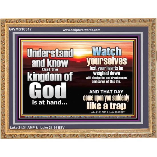BEWARE OF THE CARE OF THIS LIFE  Unique Bible Verse Wooden Frame  GWMS10317  