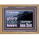 THE GLORY OF THE LORD WILL BE UPON YOU  Custom Inspiration Scriptural Art Wooden Frame  GWMS10320  