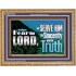 SERVE THE LORD IN SINCERITY AND TRUTH  Custom Inspiration Bible Verse Wooden Frame  GWMS10322  "34x28"
