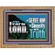 SERVE THE LORD IN SINCERITY AND TRUTH  Custom Inspiration Bible Verse Wooden Frame  GWMS10322  