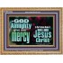 GOD ALMIGHTY GIVES YOU MERCY  Bible Verse for Home Wooden Frame  GWMS10332  "34x28"