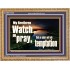 WATCH AND PRAY BRETHREN  Bible Verses Wooden Frame Art  GWMS10335  "34x28"