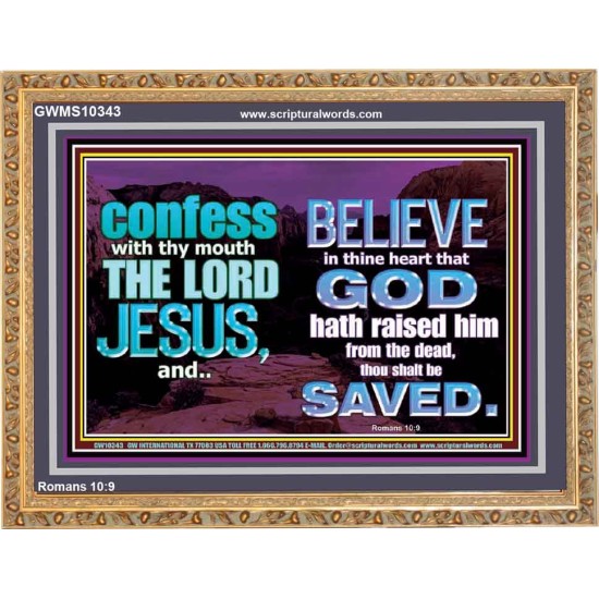 IN CHRIST JESUS IS ULTIMATE DELIVERANCE  Bible Verse for Home Wooden Frame  GWMS10343  