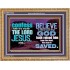 IN CHRIST JESUS IS ULTIMATE DELIVERANCE  Bible Verse for Home Wooden Frame  GWMS10343  "34x28"