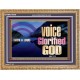 WITH A LOUD VOICE GLORIFIED GOD  Printable Bible Verses to Wooden Frame  GWMS10349  