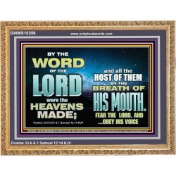 THE BREATH OF HIS MOUTH  Ultimate Power Picture  GWMS10356  "34x28"