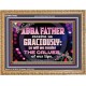 ABBA FATHER RECEIVE US GRACIOUSLY  Ultimate Inspirational Wall Art Wooden Frame  GWMS10362  