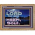 TURN UNTO THE LORD WITH ALL THINE HEART  Unique Scriptural Wooden Frame  GWMS10372  "34x28"