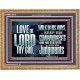WALK IN ALL THE WAYS OF THE LORD  Righteous Living Christian Wooden Frame  GWMS10375  