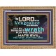 HATE EVIL YOU WHO LOVE THE LORD  Children Room Wall Wooden Frame  GWMS10378  