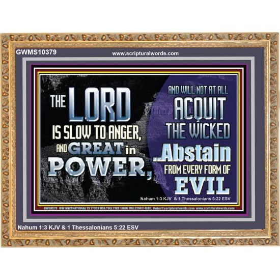 THE LORD GOD ALMIGHTY GREAT IN POWER  Sanctuary Wall Wooden Frame  GWMS10379  