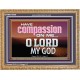 HAVE COMPASSION ON ME O LORD MY GOD  Ultimate Inspirational Wall Art Wooden Frame  GWMS10389  