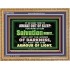 OUR SALVATION IS NEARER PUT ON THE ARMOUR OF LIGHT  Church Wooden Frame  GWMS10404  "34x28"