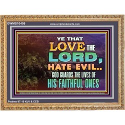 GOD GUARDS THE LIVES OF HIS FAITHFUL ONES  Children Room Wall Wooden Frame  GWMS10405  "34x28"