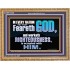 FEAR GOD AND WORKETH RIGHTEOUSNESS  Sanctuary Wall Wooden Frame  GWMS10406  "34x28"