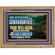 LET YOUR RIGHTEOUSNESS BE LIKE THE WAVES OF THE SEA  Church Wooden Frame  GWMS10413  