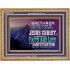 CONTINUE IN FAITH LOVE AND SANCTIFICATION WITH SOBRIETY  Unique Scriptural Wooden Frame  GWMS10417  "34x28"