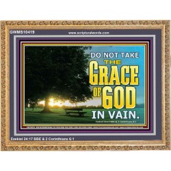 DO NOT TAKE THE GRACE OF GOD IN VAIN  Ultimate Power Wooden Frame  GWMS10419  "34x28"