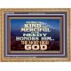 KINDNESS AND MERCIFUL TO THE NEEDY HONOURS THE LORD  Ultimate Power Wooden Frame  GWMS10428  