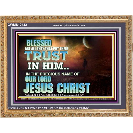 THE PRECIOUS NAME OF OUR LORD JESUS CHRIST  Bible Verse Art Prints  GWMS10432  