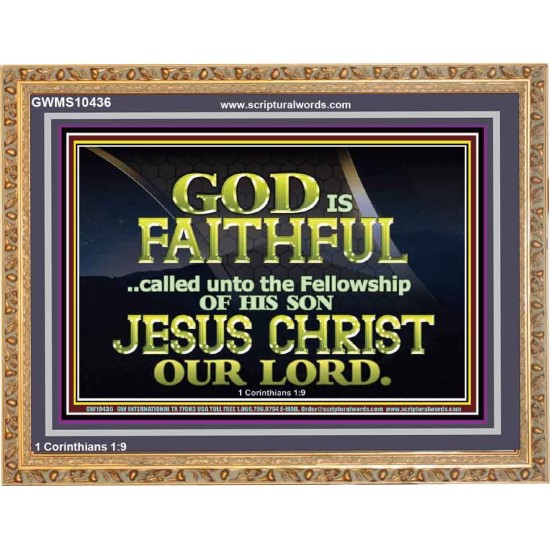 CALLED UNTO FELLOWSHIP WITH CHRIST JESUS  Scriptural Wall Art  GWMS10436  