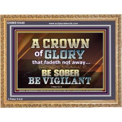 CROWN OF GLORY FOR OVERCOMERS  Scriptures Décor Wall Art  GWMS10440  "34x28"