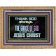 THANKING GOD ALWAYS OPENS GREATER DOOR  Scriptural Décor Wooden Frame  GWMS10442  