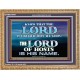 JEHOVAH GOD OUR LORD IS AN INCOMPARABLE GOD  Christian Wooden Frame Wall Art  GWMS10447  
