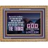 WHAT THE LORD GOD HAS PREPARE FOR THOSE WHO LOVE HIM  Scripture Wooden Frame Signs  GWMS10453  "34x28"