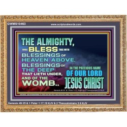 DO YOU WANT BLESSINGS OF THE DEEP  Christian Quote Wooden Frame  GWMS10463  "34x28"