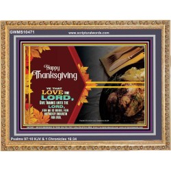 THE LORD IS GOOD HIS MERCY ENDURETH FOR EVER  Contemporary Christian Wall Art  GWMS10471  "34x28"