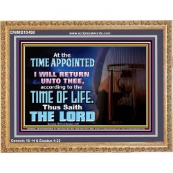 RETURN UNTO THEE ACCORDING TO THE TIME OF LIFE  Bible Scriptures on Forgiveness Wooden Frame  GWMS10498  