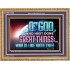 O GOD WHO HAS DONE GREAT THINGS  Scripture Art Wooden Frame  GWMS10508  "34x28"