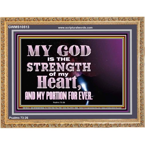 JEHOVAH THE STRENGTH OF MY HEART  Bible Verses Wall Art & Decor   GWMS10513  