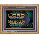 SANCTIFY YOURSELF AND BE HOLY  Sanctuary Wall Picture Wooden Frame  GWMS10528  