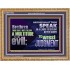 DO NOT FOLLOW MULTITUDE TO DO EVIL  Eternal Power Wooden Frame  GWMS10534  "34x28"