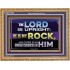 THE LORD IS UPRIGHT AND MY ROCK  Church Wooden Frame  GWMS10535  "34x28"