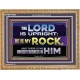 THE LORD IS UPRIGHT AND MY ROCK  Church Wooden Frame  GWMS10535  