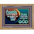 FAITH COMES BY HEARING THE WORD OF CHRIST  Christian Quote Wooden Frame  GWMS10558  "34x28"