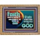 FAITH COMES BY HEARING THE WORD OF CHRIST  Christian Quote Wooden Frame  GWMS10558  