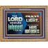 BRING ME FORTH TO THE LIGHT O LORD JEHOVAH  Scripture Art Prints Wooden Frame  GWMS10563  "34x28"