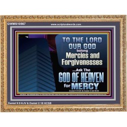 TO GOD BELONG MERCIES AND FORGIVENESS  Biblical Paintings  GWMS10567  